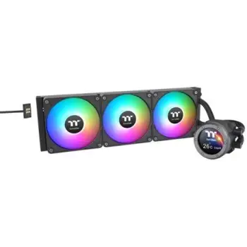 Ftohës i lëngshëm Thermaltake TH420 V2 Ultra EX ARGB, 3x140mm, i zi
