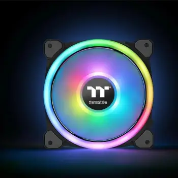 Ventilator kasë Thermaltake Riing Trio 14 RGB 3 copë, 14cm, i zi/gri