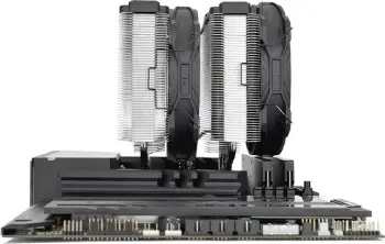 Ftohës ajri Thermaltake TT TOUGHAIR 710, dual tower, 2 ventilatorë 14cm, gri