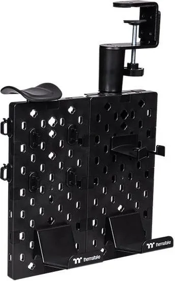 Pegboard gaming Thermaltake i vogël, çelik, i zi - 1
