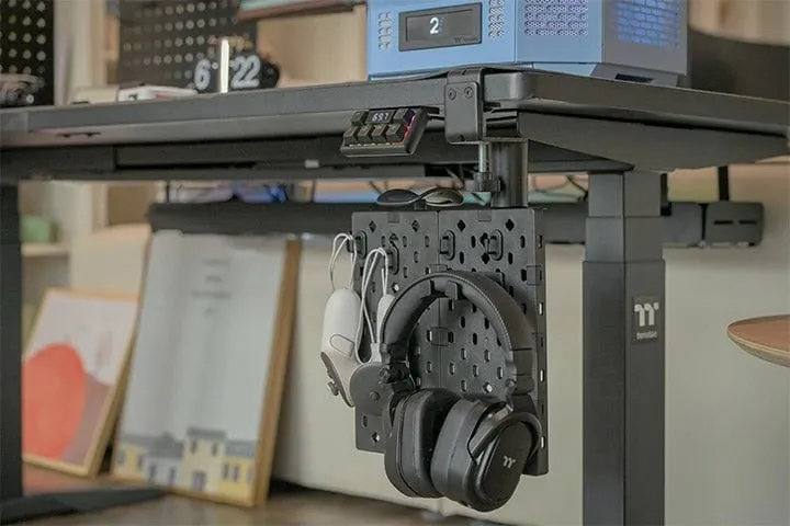 Pegboard gaming Thermaltake i vogël, çelik, i zi - 3