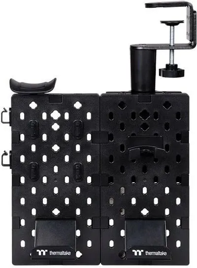 Pegboard gaming Thermaltake i vogël, çelik, i zi - 5