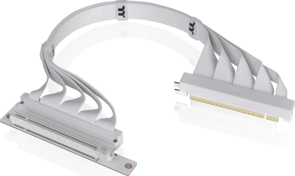 Kabllo riser PCI-E 4.0 Thermaltake 400mm Snow, e bardhë - 2