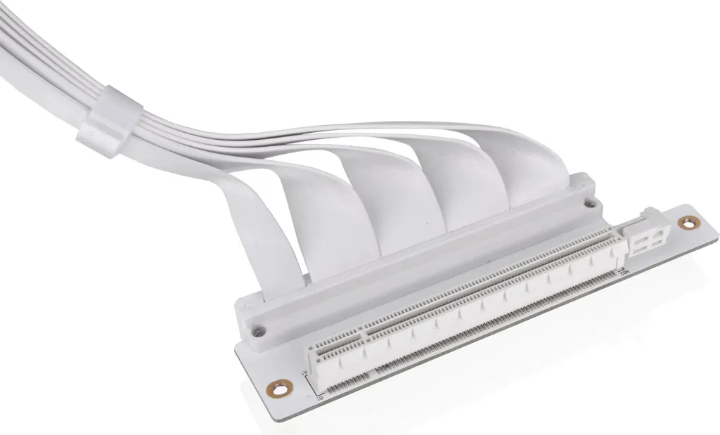 Kabllo riser PCI-E 4.0 Thermaltake 400mm Snow, e bardhë - 4