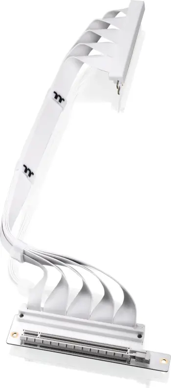 Kabllo riser PCI-E 4.0 Thermaltake 400mm Snow, e bardhë