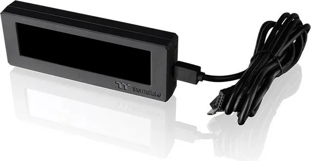 Ekran LCD 3.9 inç Thermaltake, aksesor për kasë, i zi - 1