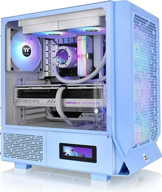 Ekran LCD 3.9 inç Thermaltake, aksesor për kasë, i zi - 4