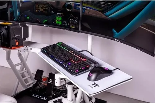 Tavolinë tastiere dhe mausi Thermaltake për GR500 & GF500, e bardhë - 3