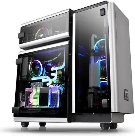 Kasë Thermaltake Level 20 TG Ultra Tower, 3 ventilatorë, xham i temperuar, RGB - 1
