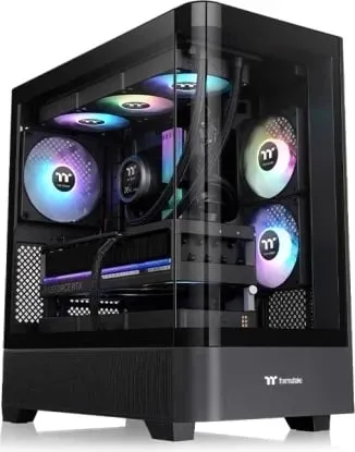 Kasë Thermaltake View 290 Midi Tower, xham i temperuar, e zezë - 1