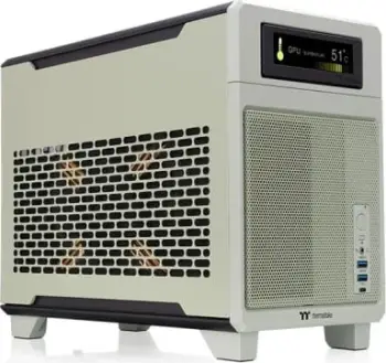 Kasë Thermaltake TR100 Mini-ITX Matcha Green