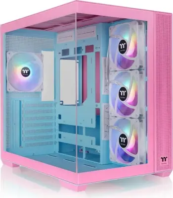 Kasë Thermaltake View 380 TG ARGB, Midi Tower, Bubble Pink