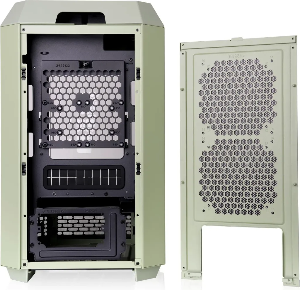 Kasë Thermaltake The Tower 250 TG, Mini Tower, Matcha Green - 3