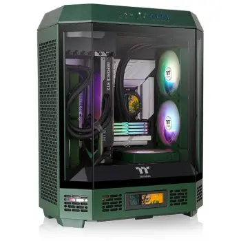 Kasë Thermaltake The Tower 600 TG, Midi Tower, Racing Green