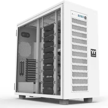 Kasë Thermaltake AX700 TG Snow White, tower, xham i temperuar, e bardhë