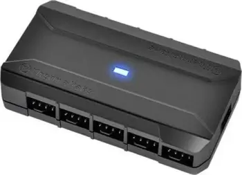 Aksesor kasë Thermaltake Commander FP, 10 porta, LED, i zi