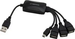 USB HUB Esperanza EA-114, 4 porte, i zi