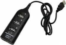 USB Hub Esperanza EA116, 4 porte, USB 2.0, e zezë - 1