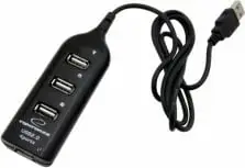 USB Hub Esperanza EA116, 4 porte, USB 2.0, e zezë