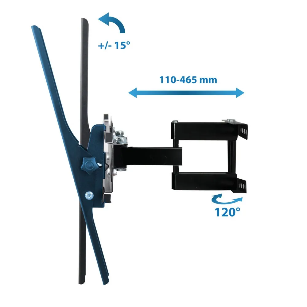 Mbajtëse për TV Esperanza ERW004, 26-70", 55kg, e zezë - 7