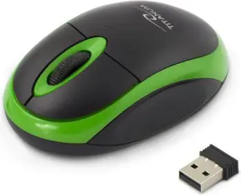 Maus Esperanza Titanum, wireless, USB, i zi dhe i gjelbërt