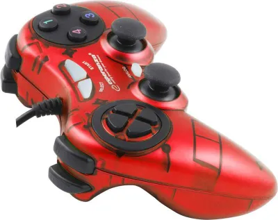 Kontroller Esperanza Fighter, me kabllo, i kuq - 3