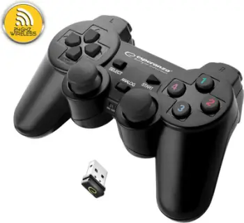 Kontroller Esperanza Gladiator, wireless, i zi