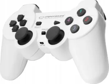 Kontroller Esperanza Gladiator, wireless, i bardhë