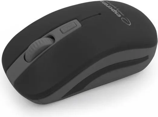 Maus Esperanza Uranus, wireless, USB, i zi dhe i argjendtë - 1