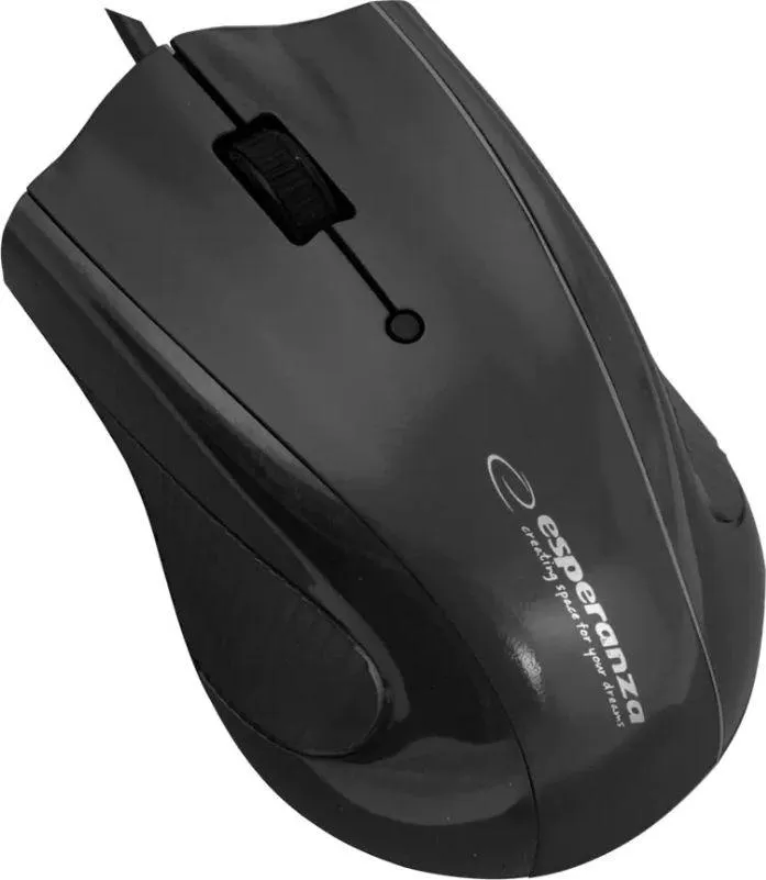 Maus Esperanza EM125K, me kabllo, USB, i zi - 1