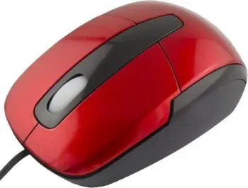 Maus Esperanza Titanum, me kabllo, USB, i zi dhe i kuq