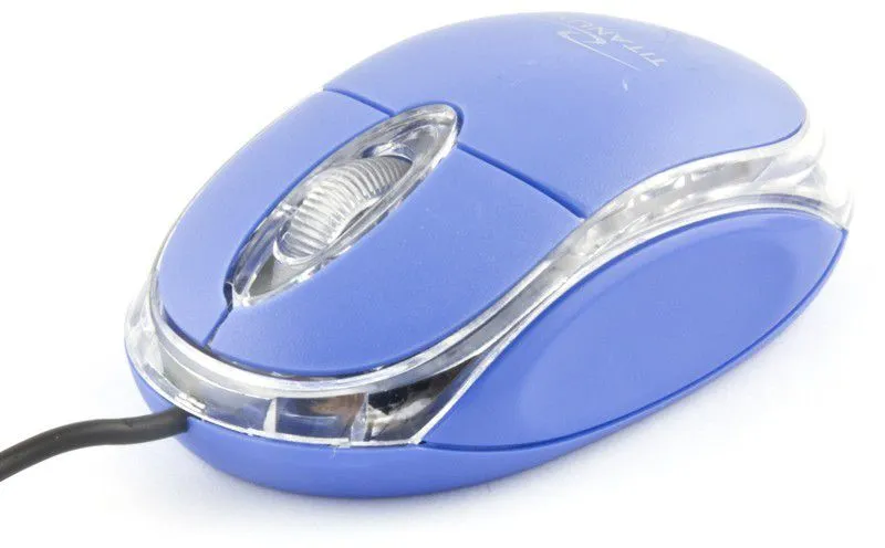 Maus Esperanza Raptor, me kabllo, USB, Niebiesko-przezroczysty - 1