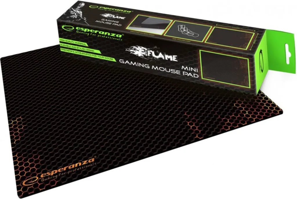 Mauspad Esperanza Flame Mini, S, i zi - 2