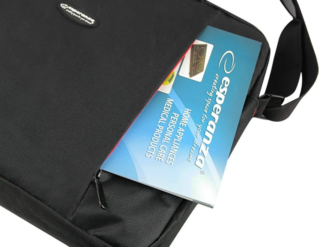 Çantë dore për laptop Esperanza ET192, 15.6", e zezë - 8