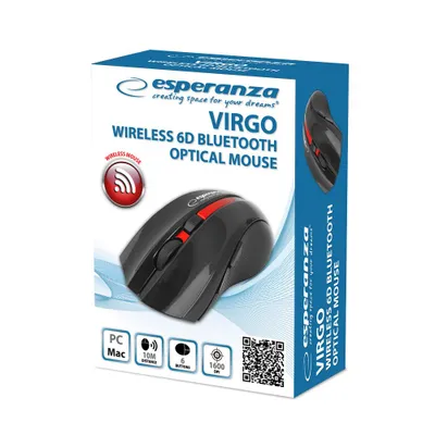 Maus Esperanza EM129R, Bluetooth, i zi / i kuq - 2