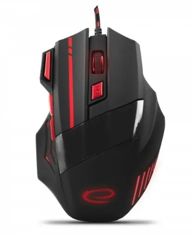 Maus Esperanza EGM201R, Gaming, USB Type-A, i zi - 1