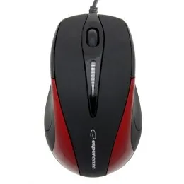 Maus Esperanza EM102R, USB Type-A, i zi / i kuq - 2