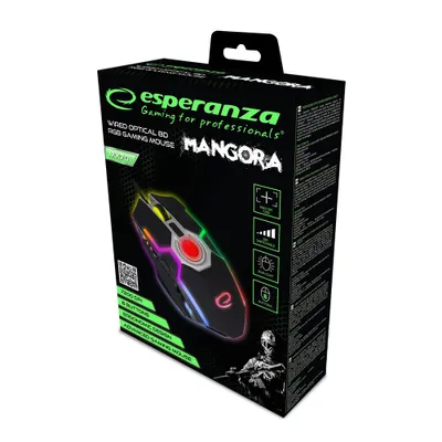 Maus Esperanza EGM701, Gaming, USB Type-A, shumëngjyrësh - 5