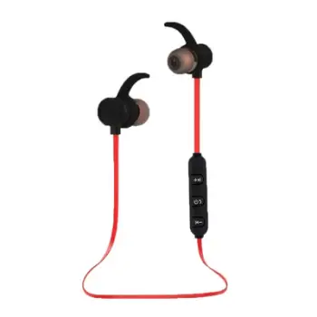 Dëgjuese Esperanza EH186K Sports Bluetooth, të zeza/ kuqe