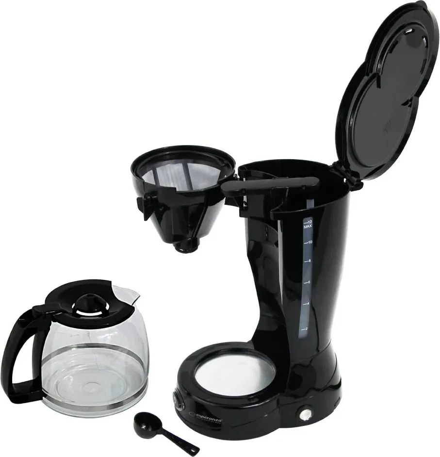 Makinë kafeje drip Esperanza EKC009, 1.5L, e zezë - 5