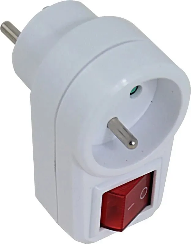 Shpërndarës elektrik Esperanza ELK301W me çelës, 1 prizë, E, Bardhë - 6