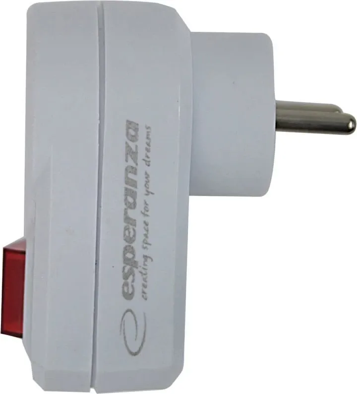 Shpërndarës elektrik Esperanza ELK301W me çelës, 1 prizë, E, Bardhë - 7