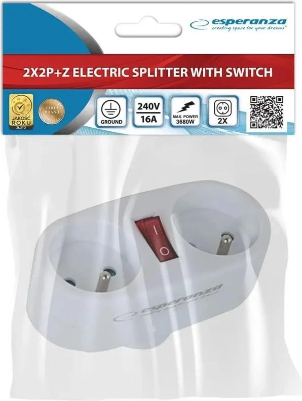 Ndarës elektrik Esperanza ELK306W, 2 dalje, i bardhë - 1