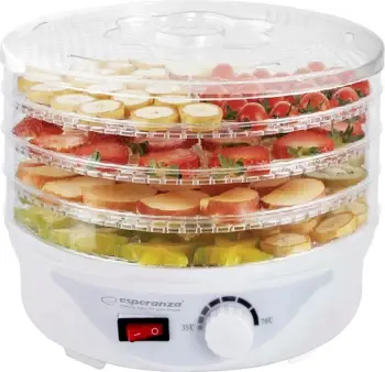 Tharëse frutash Esperanza Delicatesse EKD003, 250W, 24x24cm, e bardhë