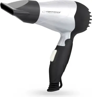 Tharëse flokësh Esperanza EBH002S, 850W, e argjendtë/zezë
