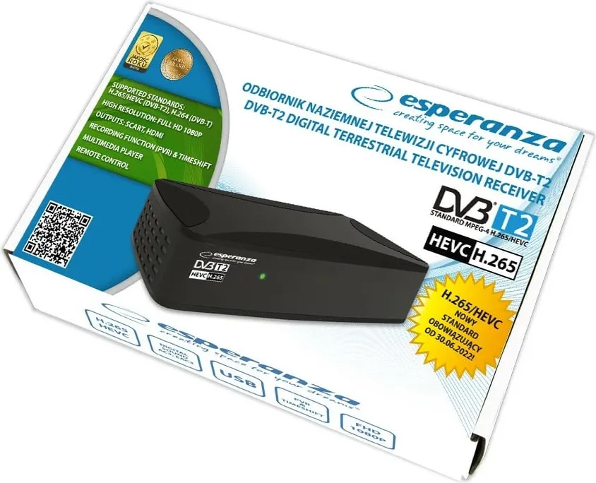 Tuner TV Esperanza EV108, DVB-T T2, USB PVR, i zi - 2