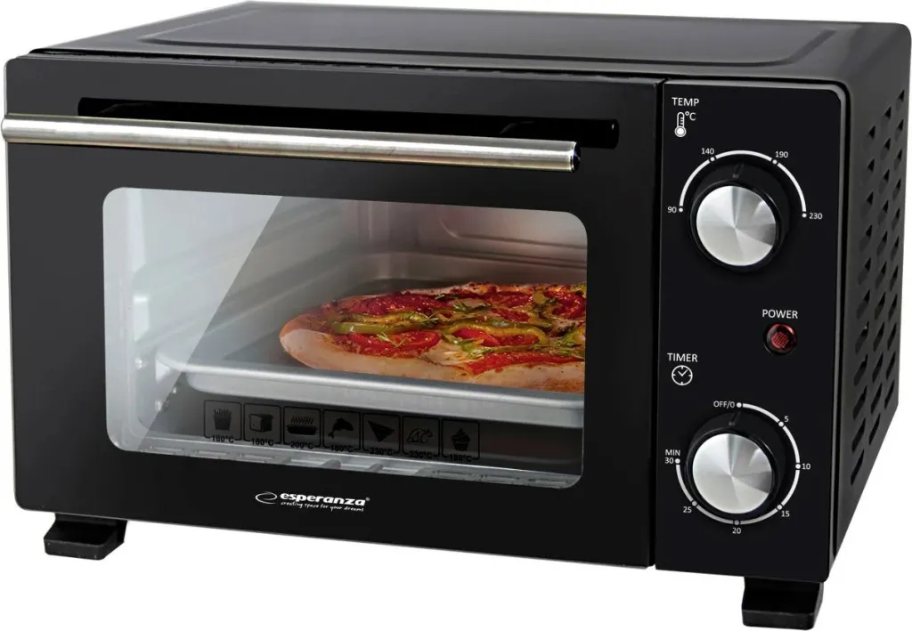 Mini furrë Esperanza EKO007N, 10L, 800W, e zezë - 2