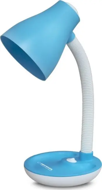 Lampë tavoline Esperanza ELD114B, fleksibël, mbajtëse E27, blu