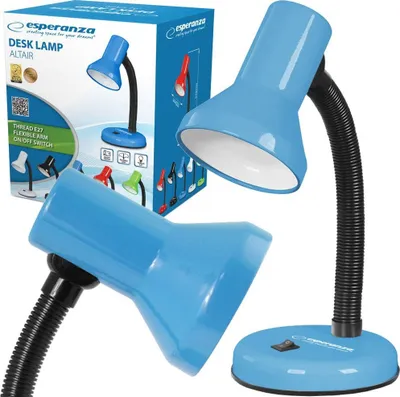 Lampë tavoline Esperanza ELD108B, E27, LED 12W, blu - 5