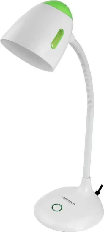 Lampë tavoline Esperanza ESP-ELD110G, E27, për LED 12W, e bardhë